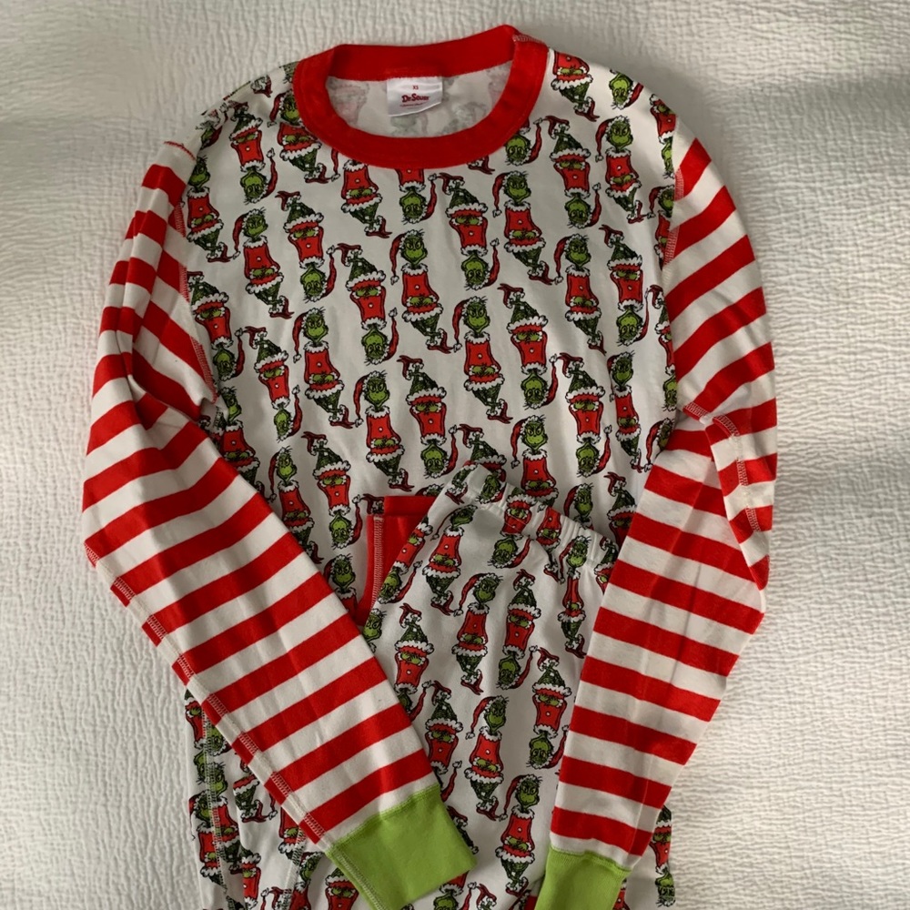 Hanna Andersson Christmas Grinch Pajamas